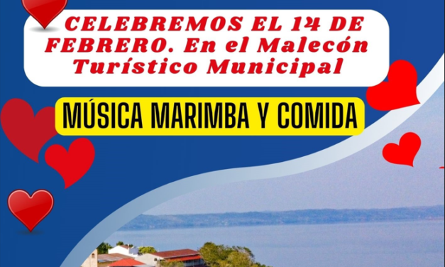 CELEBREMOS EL 14 DE FEBRERO. En el Malecón de San Andrés, P.