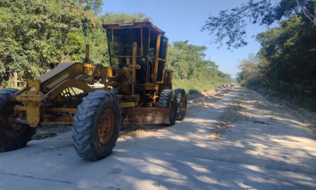 MANTENIMIENTO TRAMO CARRETERO. SAN ANDRES, PETEN.  Cruce Dos Aguadas – Carmelita.