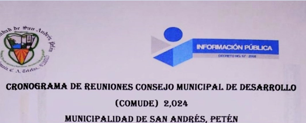 CRONOGRAMA COMUDE 2024.