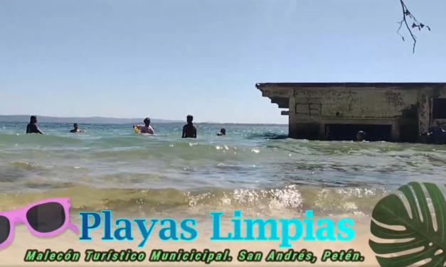 PLAYAS LIMPIAS SI EL LAGO ES DE TODOS LO CUIDAMOS TODOS.