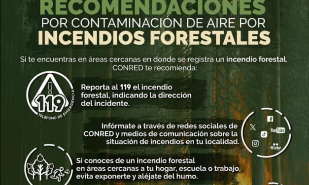 Por este medio la Conred Recomienda: