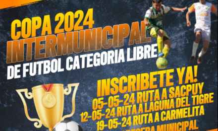 1ra. COPA INTERMUNICIPAL DE FUTBOL San Andrés, Petén. 2024. (Categoría libre)