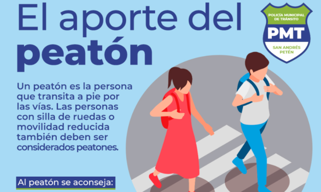 EDUCACIÓN VIAL. PMT San Andrés, Petén.