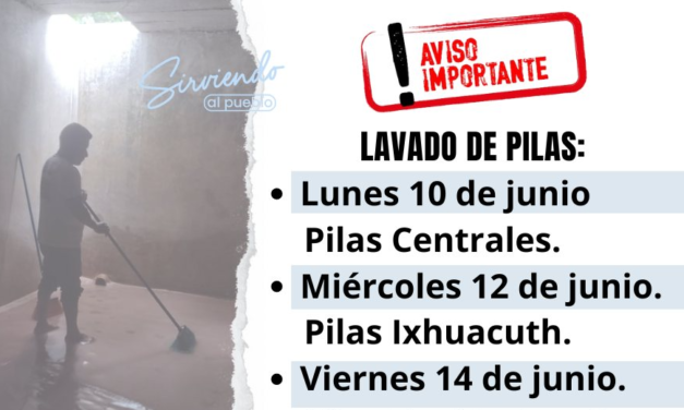 LAVADO DE PILAS.