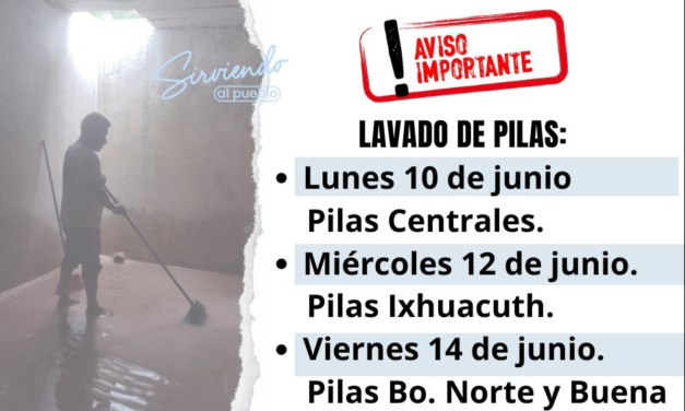 LAVADO DE PILAS.