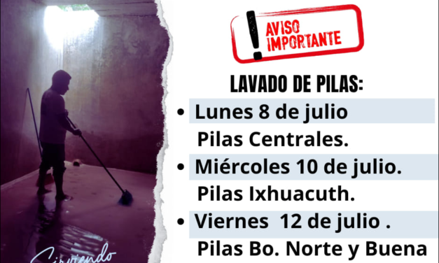 LAVADO DE PILAS.