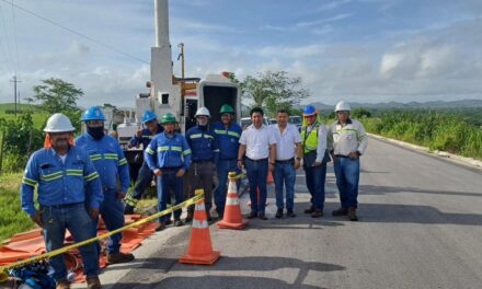 Colocación de Re-Clauster Eléctrico Sacpuy, San Andrés.