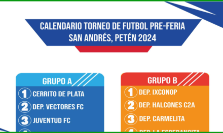TORNEO DE FUTBOL PRE FERIA 2024. San Andrés, Petén.