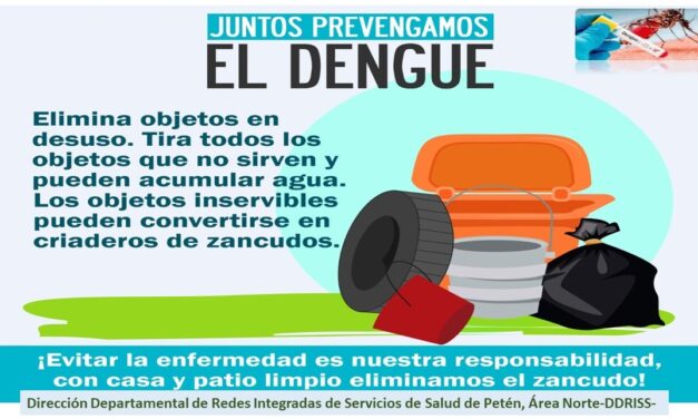 JUNTOS PREVENGAMOS EL DENGUE.