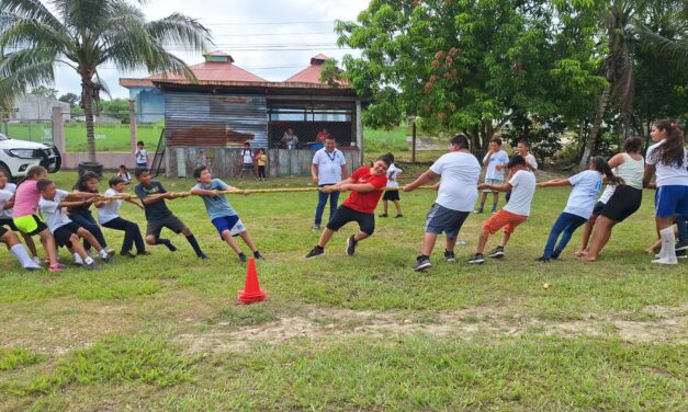 Mañana Recreativa en la EORM Barrio Corozal de la Comunidad de Sacpuy