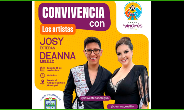 Sábado 23 Ven a Compartir una Tarde Especial con Josy Esteban y Deanna Melillo