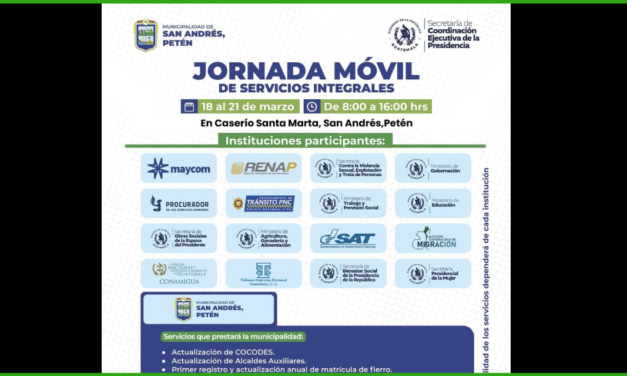 Servicios Integrales en Caserío Santa Marta, San Andrés, Petén