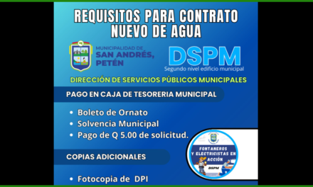 Requisitos Para Contrato Nuevo de Agua.