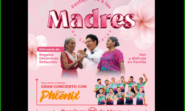 ¡Cada día que pasa es un día menos para la gran fiesta de convivencia con las madrecitas de nuestro municipio!