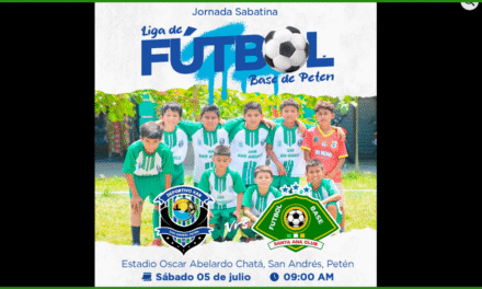 ¡VIVE EL FÚTBOL BASE DE PETÉN! En San Andrés
