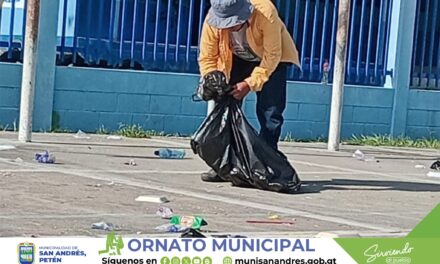 LIMPIEZA EN EL CAMPO DE LA FERIA, BARRIO NORTE