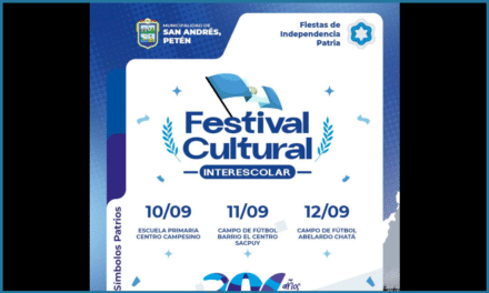 ¡El fervor patrio se vive a lo grande en el municipio de San Andrés, Petén!