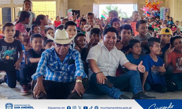 La diversión y las sonrisas iluminaron la comunidad Cruce Dos Aguadas durante la celebración del Día del Niño.