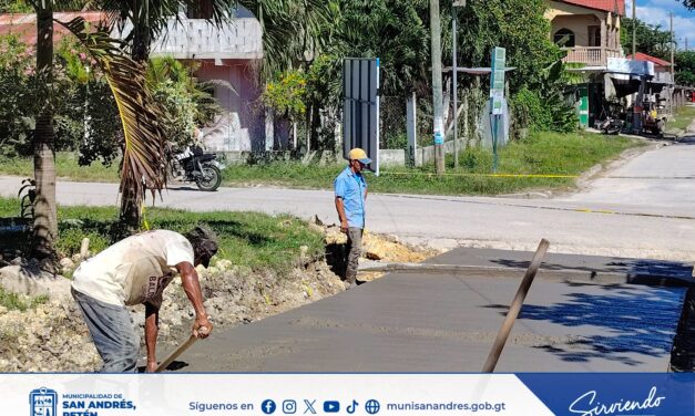 INICIO DEL PROYECTO DE PAVIMENTACIÓN – BARRIO NORTE