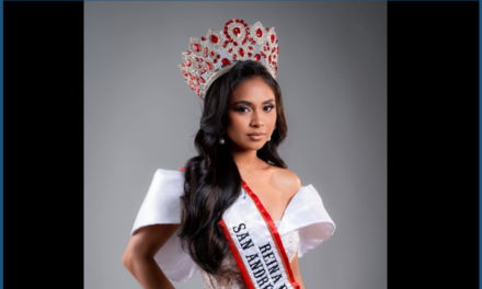 Nuestra bella Reina Hillary Solórzano previo al certamen oficial de elección a Reina Departamental