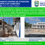 AVANZA EL PROYECTO DE MEJORAMIENTO DEL CENTRO DE ATENCIÓN PERMANENTE (CAP) EN SAN ANDRÉS, PETÉN