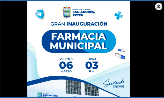 Anuncian con Satisfacción la Inauguración Oficial de la Farmacia Municipal
