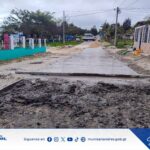 Continúan los Trabajos de Pavimentación en el Municipio