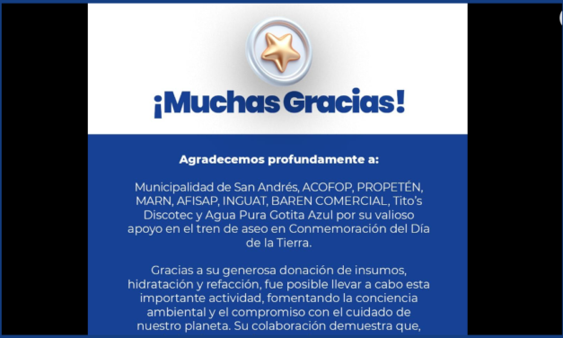 Gracias por ser Parte del Cambio! 🌎💚