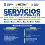 ¡Los servicios llegan hasta tu comunidad!