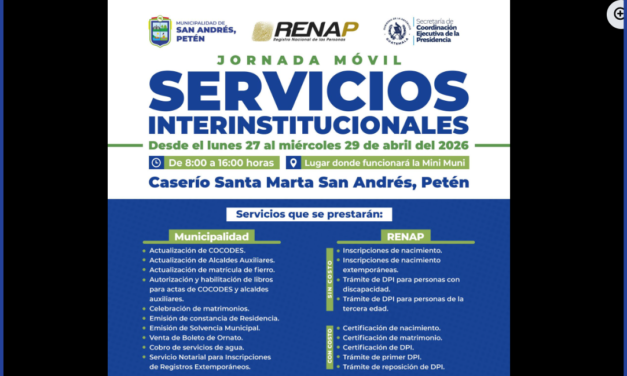 ¡Los servicios llegan hasta tu comunidad!