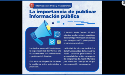 La Transparencia Fortalece la Confianza.