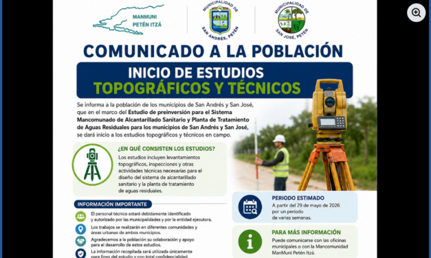 Inicio los Estudios de Alcantarillado Sanitario y Planta de Tratamiento de Aguas Residuales