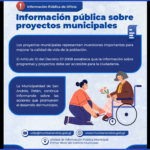 📢 Información Pública sobre Proyectos Municipales