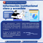 Información Institucional Clara y Accesible