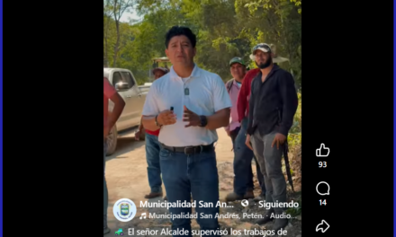🚜 El Sr. Alcalde supervisó los trabajos de reparación y mantenimiento de la carretera PET-01