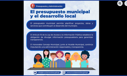 📢 | Presupuesto Municipal y Desarrollo Local