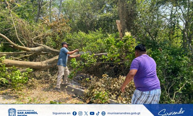 🌧️ Atención y respuesta ante las lluvias en San Andrés, Petén