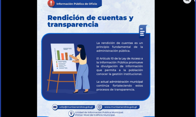 📊 Rendición de Cuentas y Transparencia