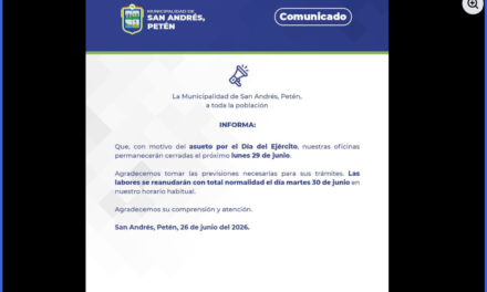 📢 COMUNICADO OFICIAL