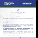 COMUNICADO OFICIAL 💧