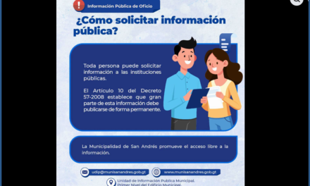 ¿Cómo solicitar información pública?