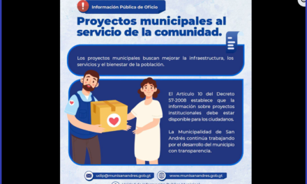 📢 Proyectos Municipales al Servicio de la Comunidad.