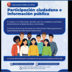 Participación ciudadana e información pública.