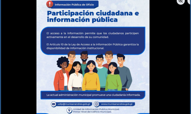 Participación ciudadana e información pública.