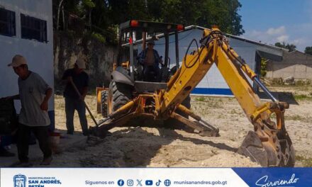 💧 Trabajos para mejorar el servicio de agua potable.