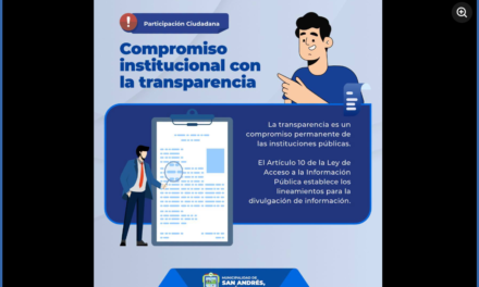 📢 COMPROMISO INSTITUCIONAL CON LA TRANSPARENCIA