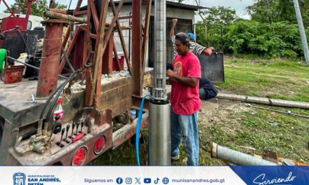 “Municipalidad de San Andrés avanza en la recuperación del servicio de agua en Barrio La Esperanza”