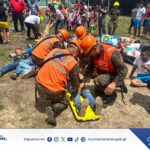 🚨 Simulacro de sismo en el caserío Cruce Dos Aguadas