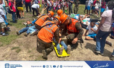 🚨 Simulacro de sismo en el caserío Cruce Dos Aguadas
