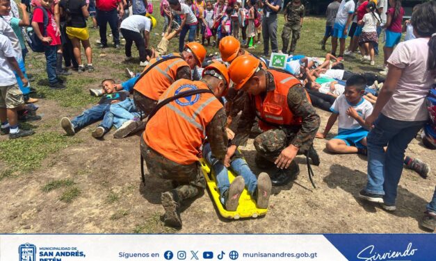 🚨 Simulacro de sismo en el caserío Cruce Dos Aguadas